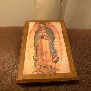 Virgin Mary plaque
